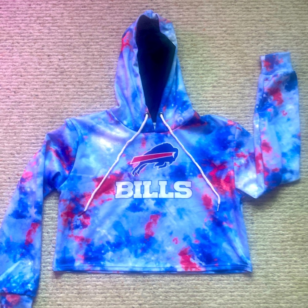Buffalo Bills cropped top hoodie